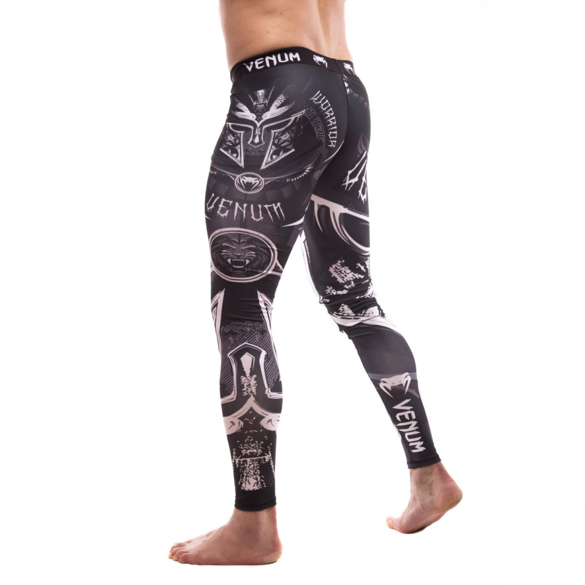 Venum Компрессионные штаны Gladiator 3.0 Black/white 3