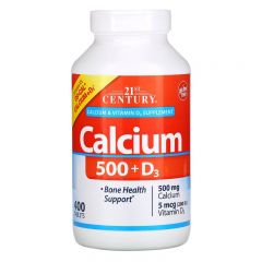 21st Century Calcium 500+D3