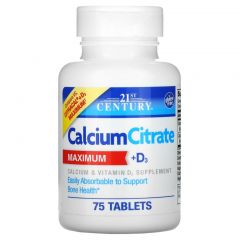 21st Century Calcium Citrate Maximum+D3