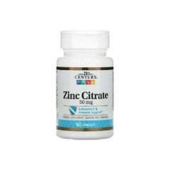 21st Century Zinc Citrate 50 mg