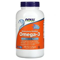 NOW Omega 3 (in fish gelatin softgels)