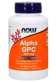 NOW Alpha GPC 300 mg, 60 cap