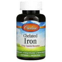 Chelated Iron 27 mg Superior Absorption