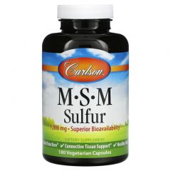 Carlson MSM Sulfur 1000 mg