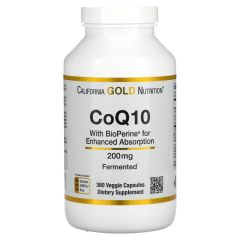 California GOLD Nutrition CoQ10 200 mg Fermented