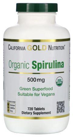 Organic Spirulina 500 mg