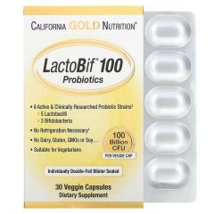 California GOLD Nutrition LactoBif 100 Probiotics