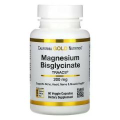 California GOLD Nutrition Magnesium Bisglycinate 200 mg