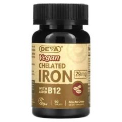 Vegan Chelated IRON 29 mg with B12