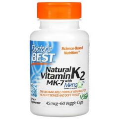 Doctor`s Best Natural Vitamin K2 MK-7 with Mena Q7