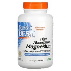 Doctor`s Best High Absorption Magnesium 100% Chelated