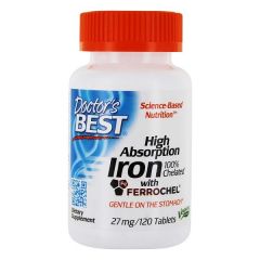 High Absorption Iron 100% Chelate 27 mg
