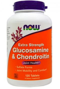 NOW Extra Strength Glucosamine & Chondroitin , 120 tab