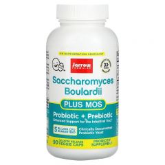 Jarrow Formulas Saccharomyces Boulardii plus MOS (Probiotic+prebiotic)