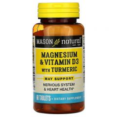 Mason Natural Magnesium&vitamin D3 with Turmeric