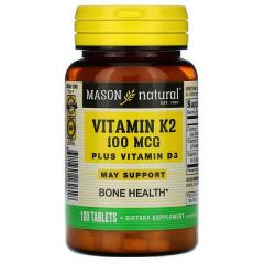 Vitamin K2 100 mcg plus vitamin D3