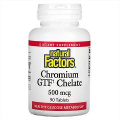 Natural Factors Chromium GTF Chelate 500 mg