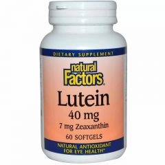 Natural Factors Lutein 40 mg with Zeaxanthin