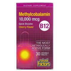 Natural Factors Methylcobalamin 10000 mcg B12