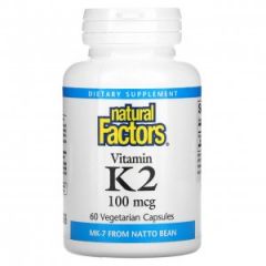 Natural Factors Vitamin K2 100 mcg
