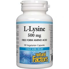 Natural Factors L-Lysine 500 mg