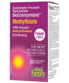 Natural Factors Methylfolate 1000 mcg Plus methylcobalomin B12 50 mcg