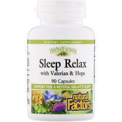 Natural Factors Sleep Relax with Valerian and Hops