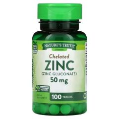 Nature's Truth Chelated Zinc Gluconate 50 mg