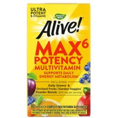 Nature's Way Alive! MAX6 Potency Multivitamin