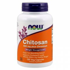 NOW Chitosan 500 mg plus chromium
