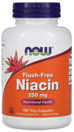 NOW Flush-Free Niacin 250 mg