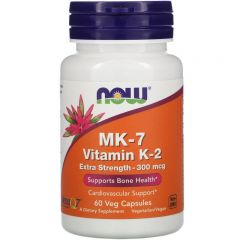 NOW MK-7 Vitamin K-2 Extra Strength-300 mcg