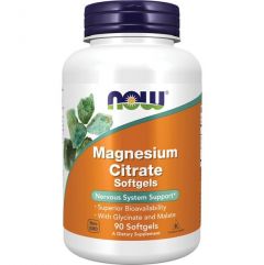 NOW Magnesium citrate Softgels