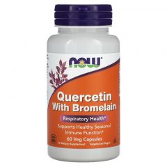 NOW Quercetin with Bromelain