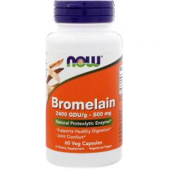 NOW Bromelain 2400 GDU/g - 500 mg