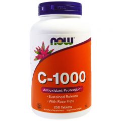 NOW C-1000 with 100 mg with rose hips powder