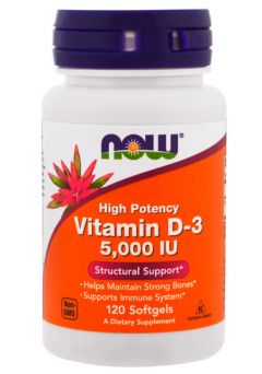 NOW Vitamin D-3 5000 IU
