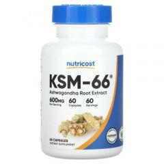nutricost KSM-66 Ashwagandha Root Extract 600 mg