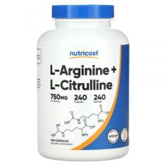 L-Arginine + L-Citrulline 750 mg