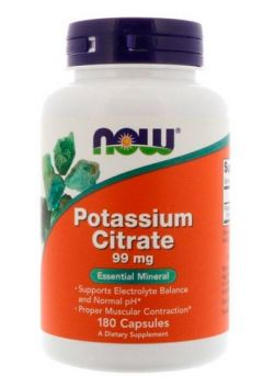 Potassium Citrate 99 mg, 180 cap