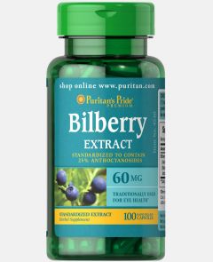 Puritan`s Pride Bilberry 60 mg