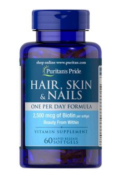 Puritan`s Pride Hair, skin, nails One Per Day Formula