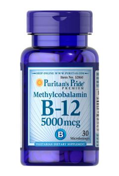 Puritan`s Pride Methylcobalamin vitamin B-12 5000 mcg