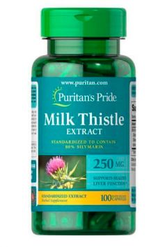 Puritan`s Pride Milk Thistein Standardized 250 mg (Sliymarin)