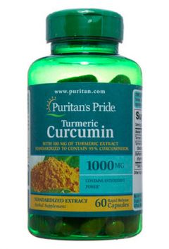 Puritan`s Pride Turmeric Curcumin with Bioperine 1,000 mg (120 капс.)