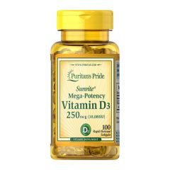 Puritan`s Pride Vitamin D3 250 mcg (10,000 IU)