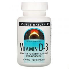 Source Naturals Vitamin D3 5000 IU