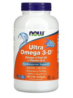 NOW Ultra Omega 3-D, 180 soft